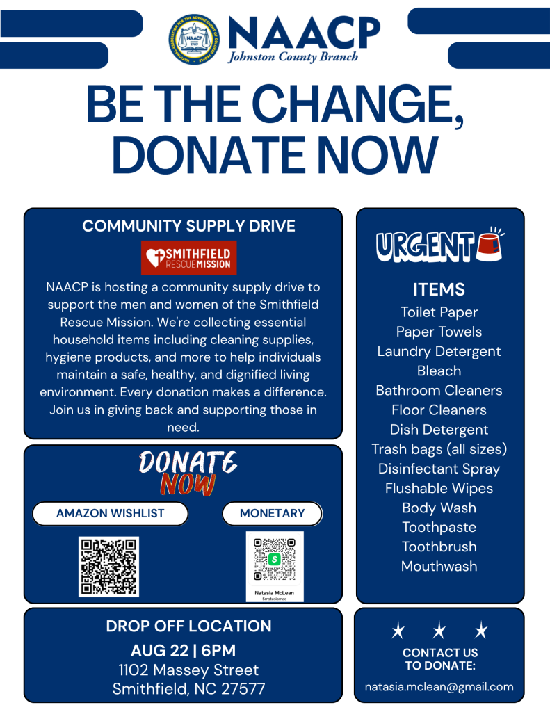 Smithfield Rescue Mission Supply Drive
